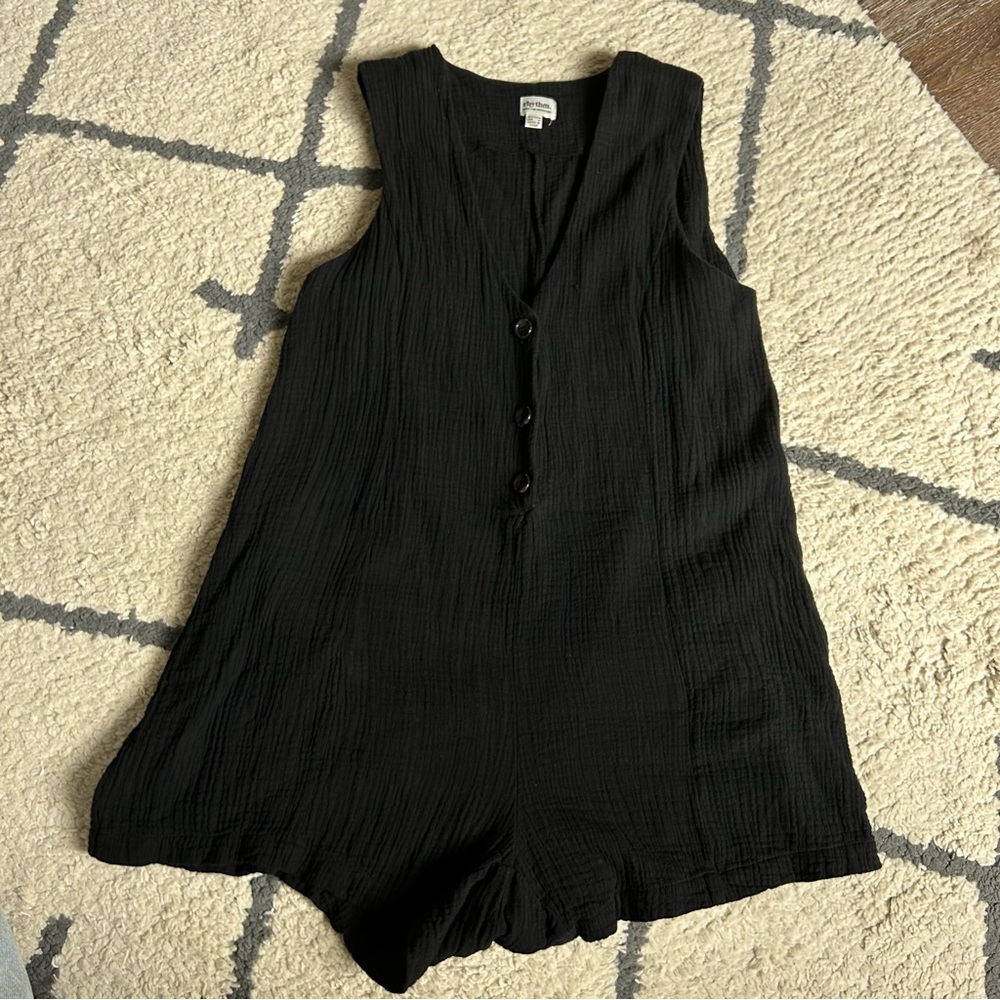 Rhythm Black Romper Size M